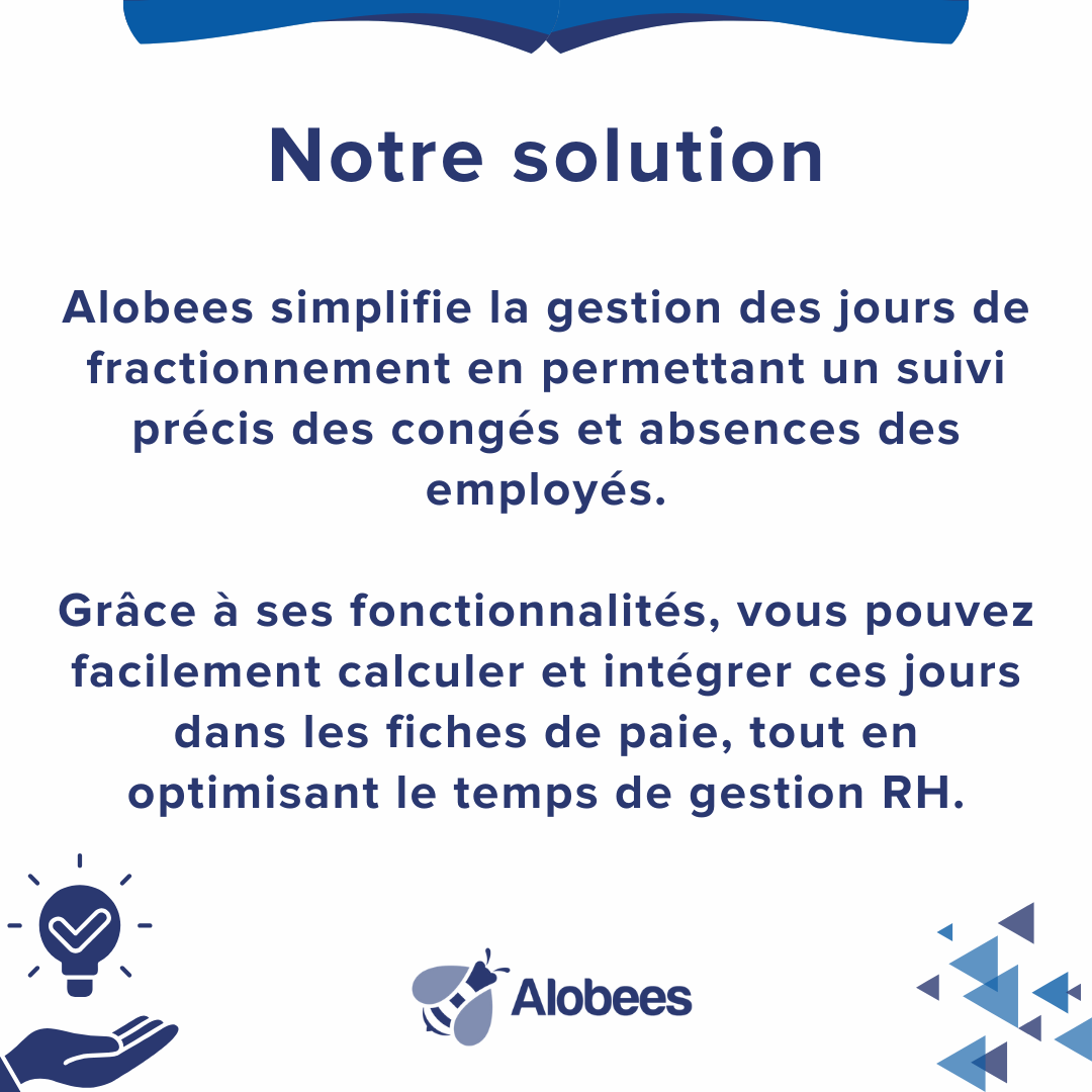 alobees's tweet photo. Les jours de fractionnement peuvent être un sujet complexe pour de nombreux professionnels du BTP. 
Avec Alobees, suivez facilement les absences de vos équipes et optimisez la gestion des congés.
👉🏻 Rendez-vous sur notre article : https://t.co/295cW7wBlF
#BTP #Alobees https://t.co/vNZYIYDibo