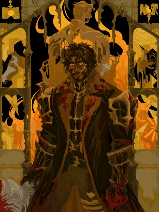 into the gothic horror blender they go#jayvik 