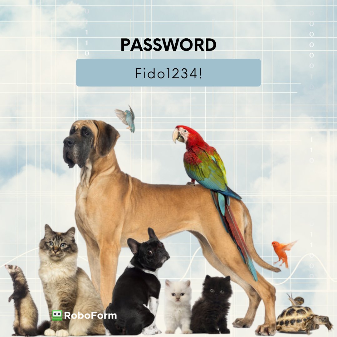 Today is all about celebrating our furry, feathered, and scaly friends! And a reminder to keep your digital profile safe and not use your pet’s name as a password. #NationalLoveYourPetDay #PetLove❤️🐾❤️