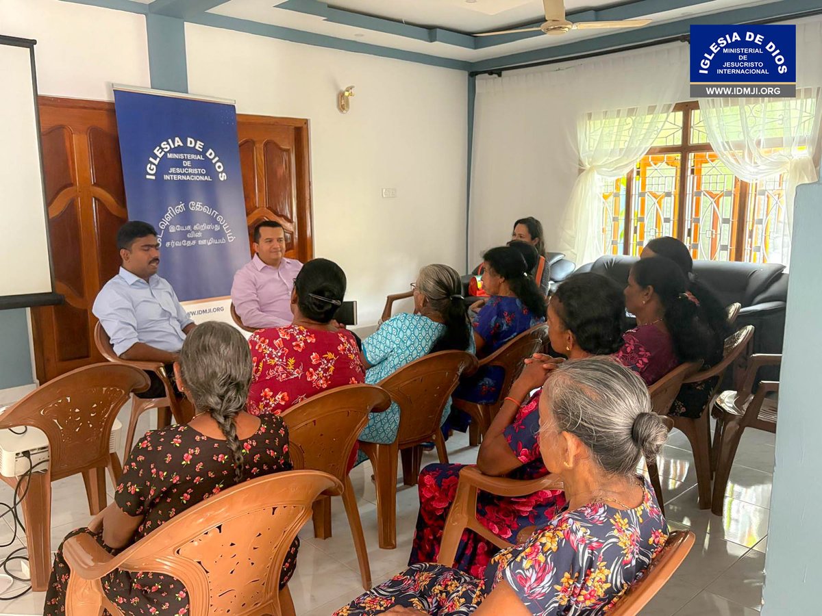 CGMJCIofficial's tweet photo. Photos: Second Visit to Sri Lanka – February 2025 🇱🇰
https://t.co/nyaGQ3HYvB

The Church of God Ministry of Jesus Christ International recently made a second visit to Sri Lanka, where over 100 people experienced the preaching of the Gospel and the ministering of spiritual gifts. The services were primarily held in Jaffna, located in the northern region of the island, with an additional visit to a family in Trincomalee. Attendees expressed their gratitude to God and to our Sister Maria Luisa for making these visits possible. They also shared their appreciation for the opportunity to gather every 15 days to watch Sister Maria Luisa’s sermons, which are now directly available in Tamil through the implementation of artificial intelligence.