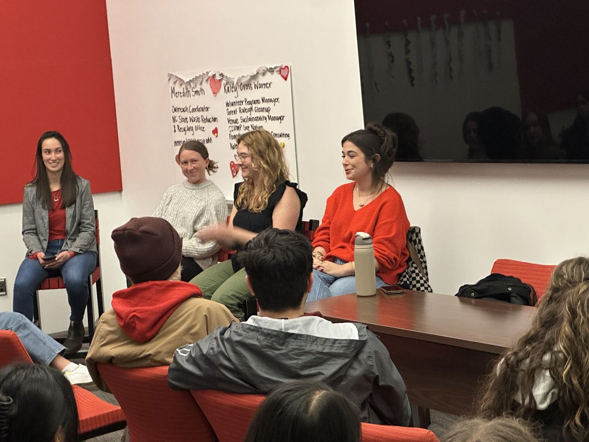 From landfill alternatives to zero waste solutions, <a href="/NCStateAlumni/">NC State Alumni</a> shared that sustainability is a career path worth following. recycling.ncsu.edu/2025/02/14/for…