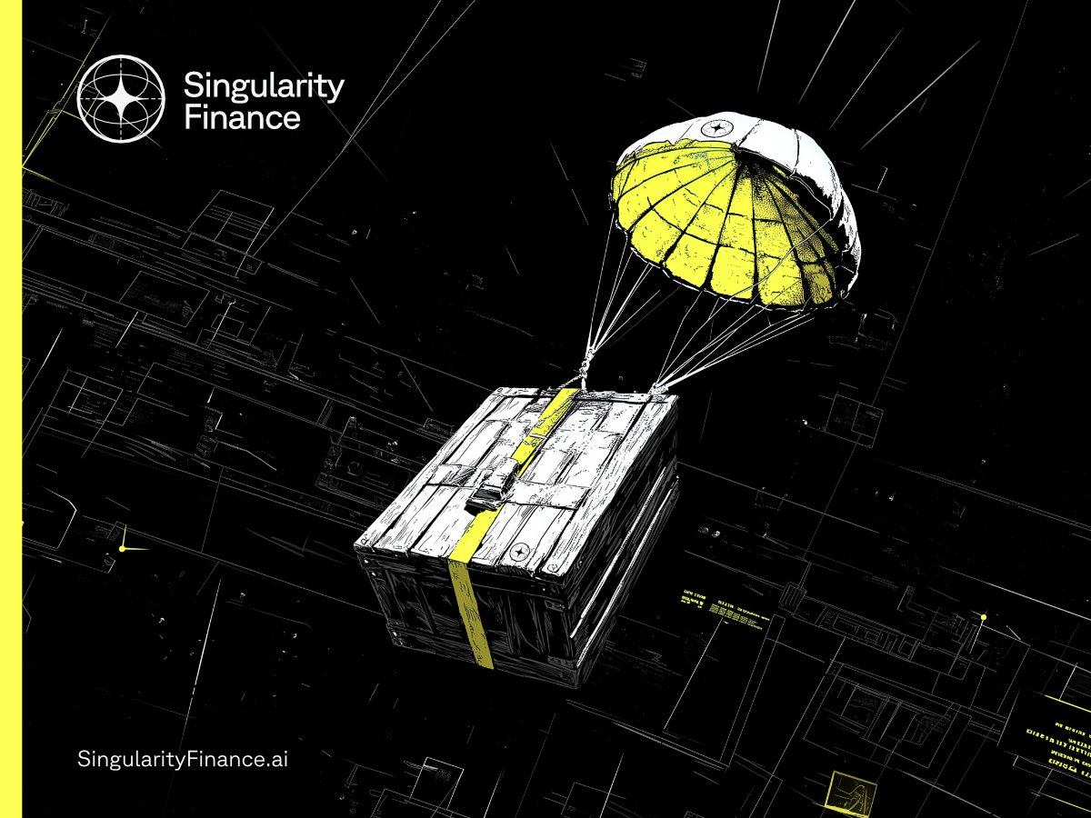 Singularity_Fi's tweet photo. Hold $SFI? 
Enjoy a multiplier on your testnet points. 

Create good content? 
Score random airdrops. 

We’re funnelling real incentives for active participation. 

Earn your place in the next wave of DeFAI. https://t.co/dBPZ92Fbjp