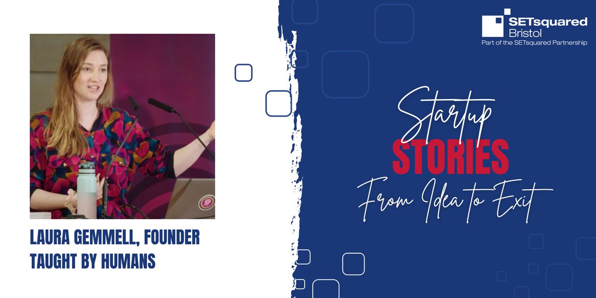 SETsquared Bristol (@setsquared_br) on Twitter photo We're excited to announce Laura Gemmell, Founder of <a href="/taughtbyhumans/">taughtbyhumans</a>, as the 1st panellist for Startup Stories - From Idea to Exit.
Join us on 20 March for an evening of two insightful fireside chats that delve into the journey of building a business.
👉bit.ly/4jbTd36 We're excited to announce Laura Gemmell, Founder of <a href="/taughtbyhumans/">taughtbyhumans</a>, as the 1st panellist for Startup Stories - From Idea to Exit.
Join us on 20 March for an evening of two insightful fireside chats that delve into the journey of building a business.
👉bit.ly/4jbTd36
