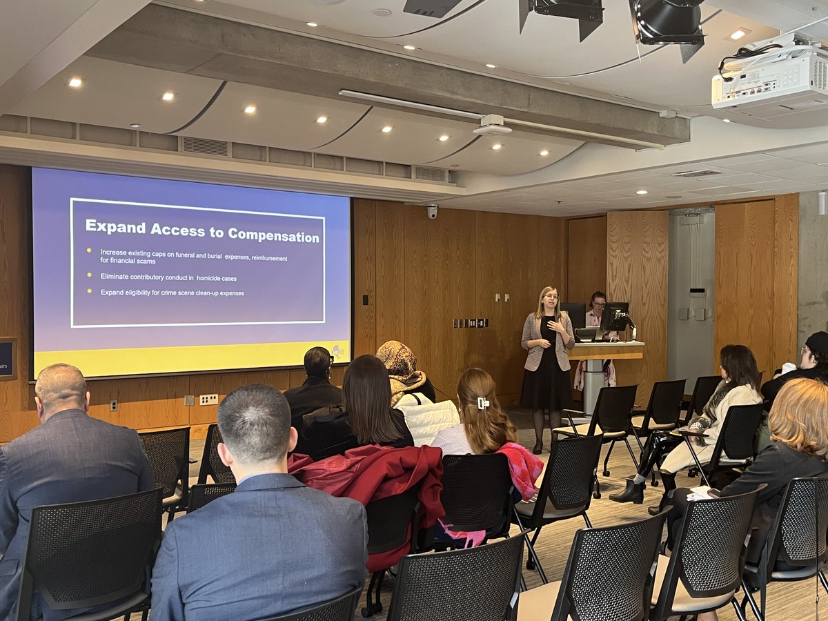 HAPPENING NOW: Deputy Director Melinda Williams shares details about <a href="/GovKathyHochul/">Governor Kathy Hochul</a>'s Executive Budget, including proposals to expand access to financial compensation for victims and survivors of crime.