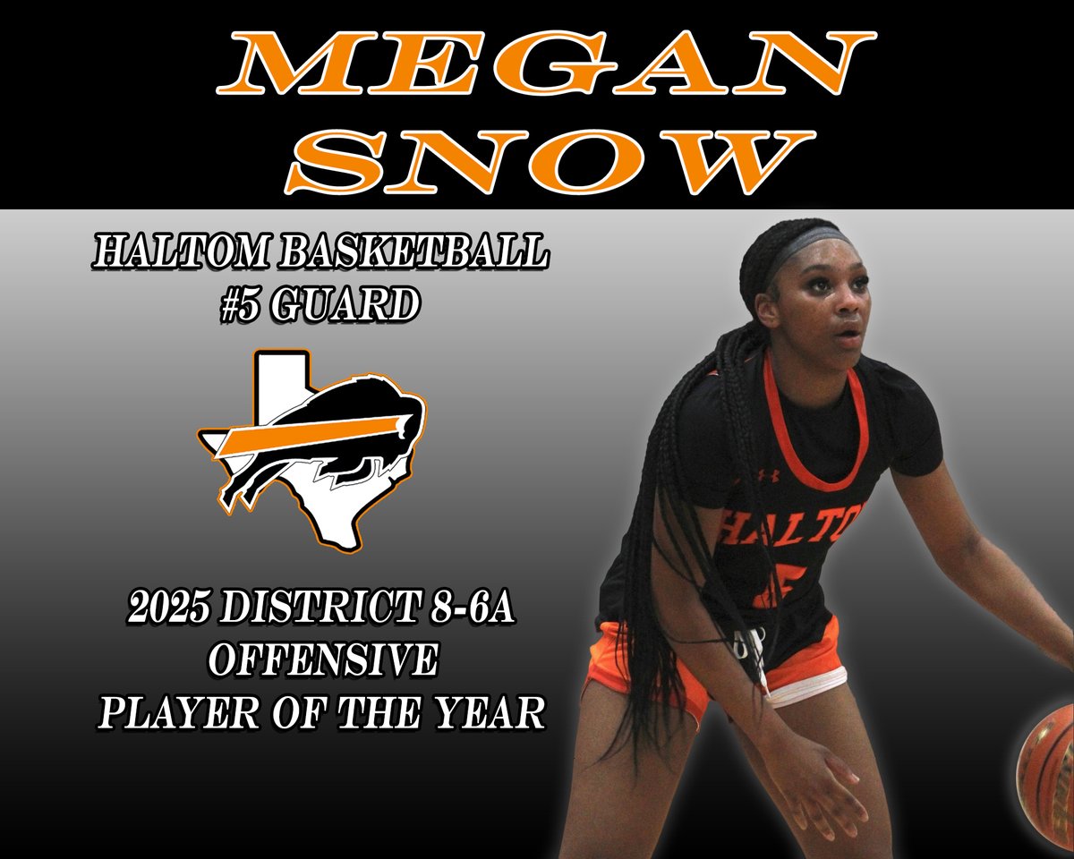 Coach Tucker - Haltom (@coach_jwtucker) on Twitter photo Congrats to Distict 8-6A Offensive Player of the Year, Megan Snow on a great season. We'll see this pic up in the athletic hallway soon!
<a href="/coachfearsHHS/">Coach Shannan Fears-Haltom WBB</a> <a href="/HHSBuffNation/">Haltom High Buff Nation</a> #HaltomFamily Congrats to Distict 8-6A Offensive Player of the Year, Megan Snow on a great season. We'll see this pic up in the athletic hallway soon!
<a href="/coachfearsHHS/">Coach Shannan Fears-Haltom WBB</a> <a href="/HHSBuffNation/">Haltom High Buff Nation</a> #HaltomFamily