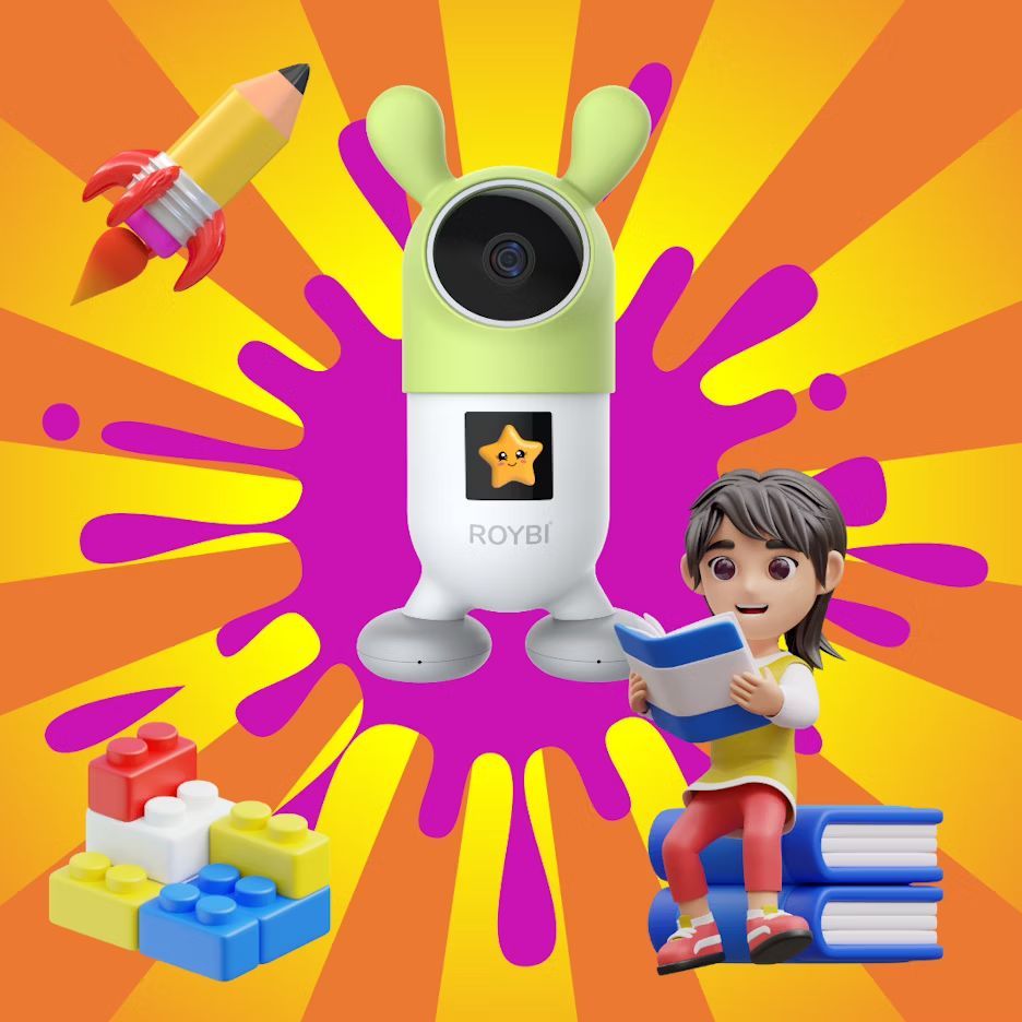 RoybiWorld's tweet image. Ready for a brain teaser? What’s smart, robotic, and always learning? 🤔 Yep, it&apos;s ROYBI Robot! (But don’t ask it to do your homework, it’ll just teach you how to do it!) 😂 #BrainTeaser #ROYBIRobot