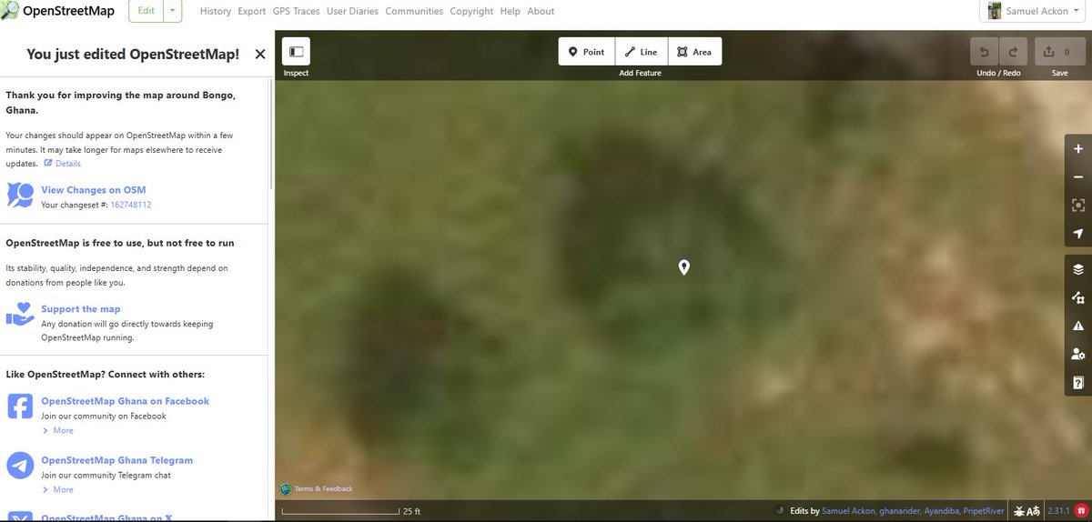 ackon_sam's tweet image. IIt is Day 20 and I am back again 😊. #28DaysMapping Challenge #OSM #MapWithLove #MapChallenge #28for28 #OSMGhana #youthmappers #ugym
