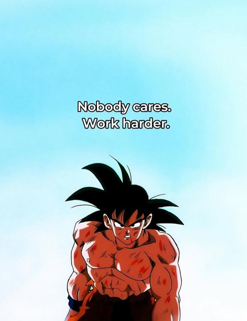 lukebelmar's tweet image. Nobody cares. Work harder.