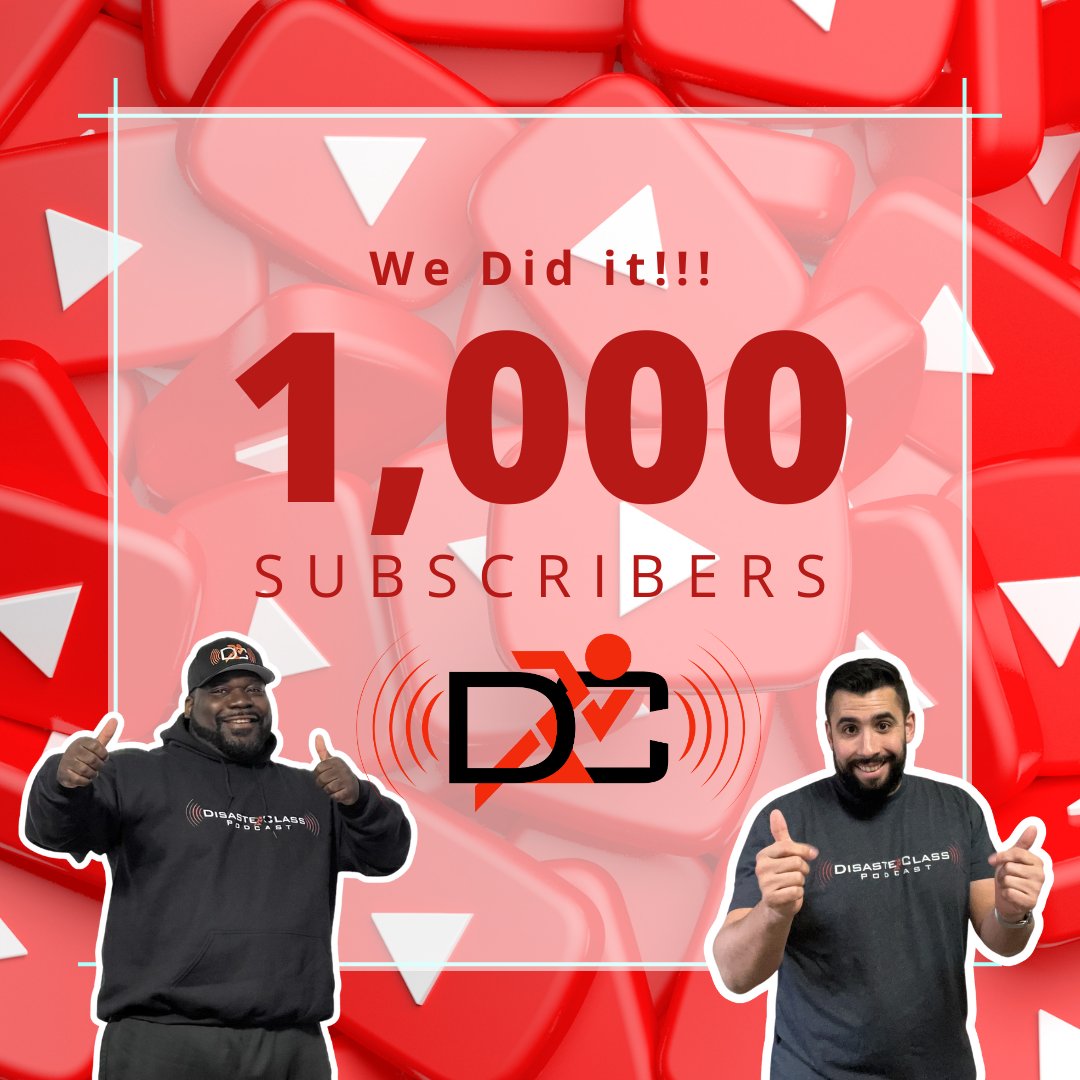 disaster_class's tweet photo. 🔥 We hit 1,000 subscribers on YouTube! 🔥
💥 To celebrate this huge milestone, we’re giving away a SURVIVAL SURPRISE to one lucky subscriber! 🎁🔦🆘
🎙️ Not subscribed yet? What are you waiting for? #Giveaway #SurvivalSurprise #EmergencyPreparedness #StayReady https://t.co/uzH71fEemd