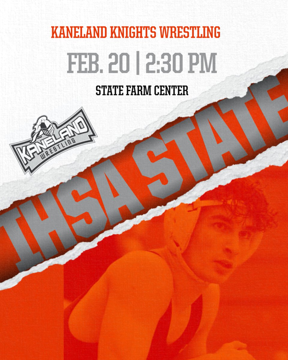 KHS_Knights's tweet photo. We want to wish Alex Gochis the best of luck this weekend at the IHSA State Individuals Wrestling Finals.  Let's Go Alex!  #TheKnightsWay!

Stay Tuned for Updates from State Farm Center in Champaign, Illinois later this afternoon. https://t.co/RlQEJBPpHT
