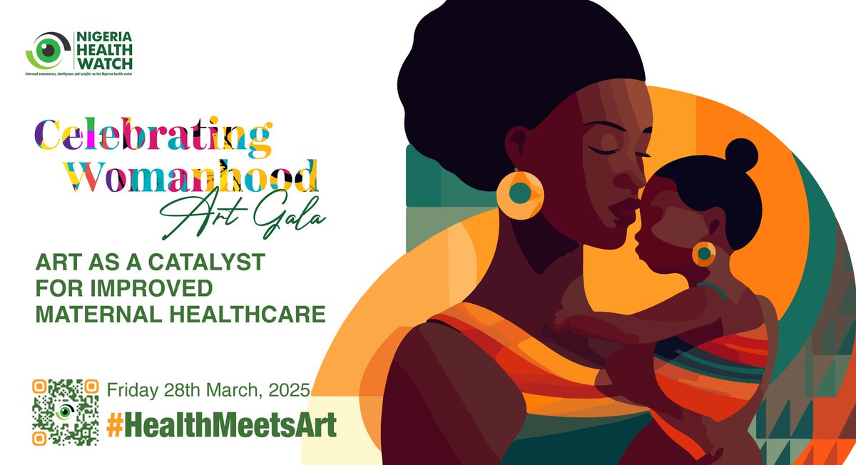 In 2021, Nigeria Health Watch conceptualised the Celebrating Womanhood Art Gala. 

The event is a #HealthMeetsArt initiative, where maternal &amp; gender issues affecting women are portrayed through the lens of art &amp; solutions proffered.

Save the Date and Register for the 2025