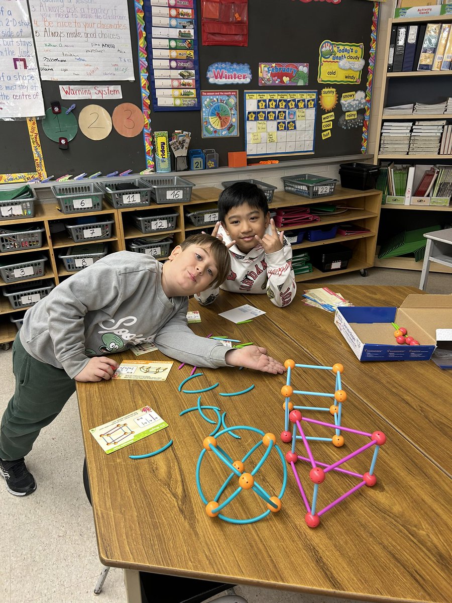 Mrs_O_Volchuk's tweet photo. Having fun with 3-D Solids. https://t.co/Y6NHh9UIGd