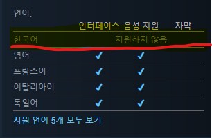 Why? There's no Korean
