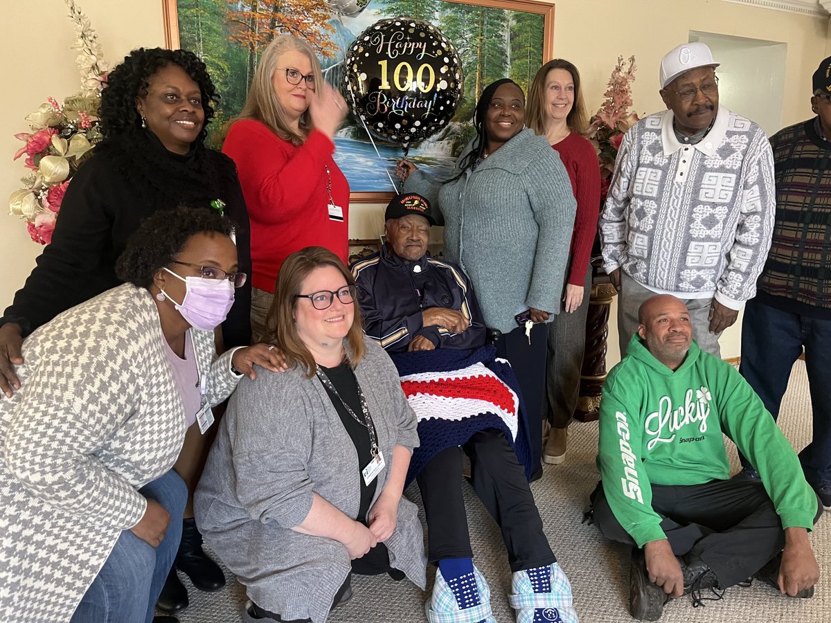 hunter_jonathan's tweet image. I was able to speak to Henry Martin Price today. He celebrated his 100th birthday today. He was a Montford Point Marine. Be sure to watch Good Morning Maryland tomorrow.