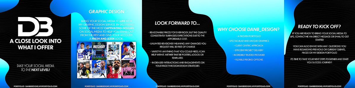DanB_Designs's tweet photo. New Identity for DanBDesigns!!

Changed the colour of my logo and created a carousel post for what graphic design services I offer🙌🏽

If you’re interested drop me a dm on here or my Instagram (same username) or even my email: DanBrady.designs@gmail.com

#smsports #SportsDesign https://t.co/0mzB8qIK3V