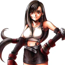 Guys, I get it, okay, cool. She HADN'T SHOWN a damn thing in her original outfit even before the black tank top. Her neckline ended almost on her collarbone in all her outfits.Her REMAKE outfit with this black top shows more than her OG outfit 