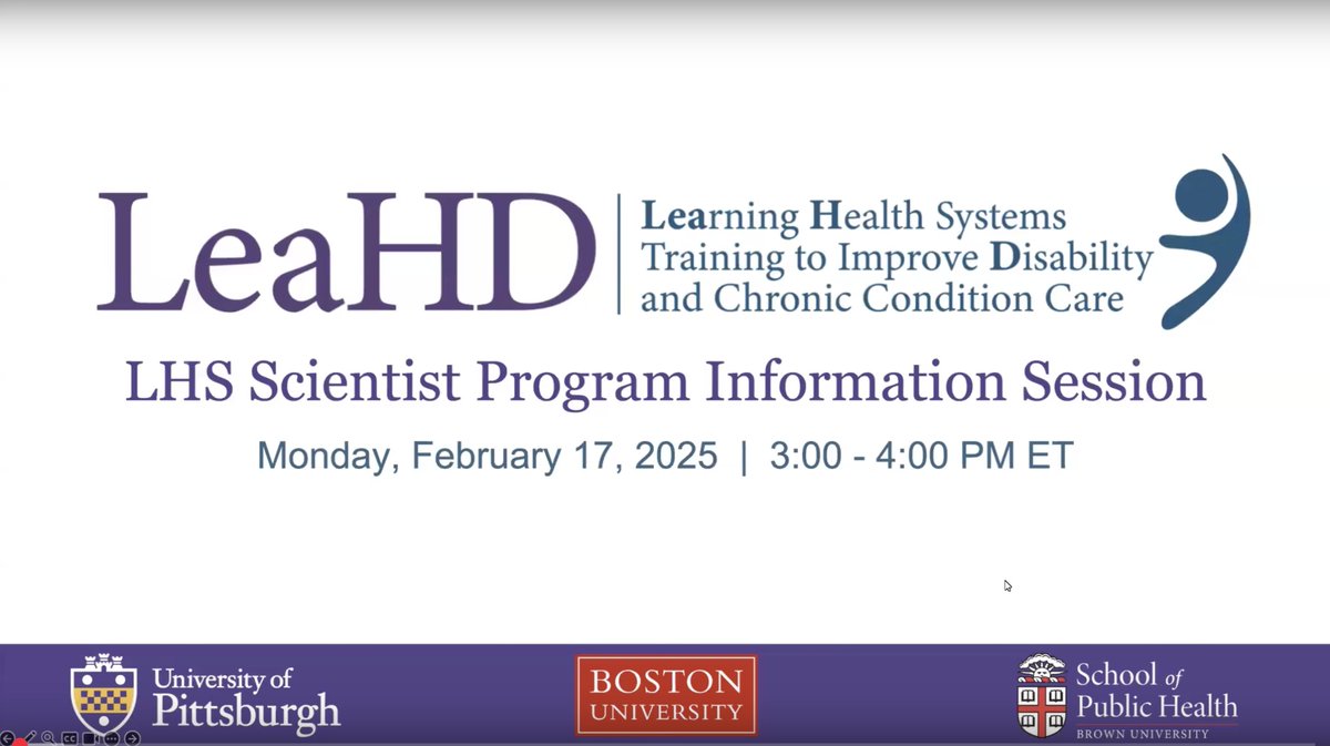 LeaHD Center (@leahdresearch) on Twitter photo LeaHD LHS Scientist Program Information Session recording now available: youtube.com/watch?v=orZ5E9…
<a href="/PittSHRS/">Pitt SHRS</a> <a href="/Brown_SPH/">Brown University School of Public Health</a> <a href="/BrownLTCQI/">Brown University Q&I Center</a> <a href="/BrownGero/">BrownGerontology</a> <a href="/BUSPH/">Boston University School of Public Health</a> <a href="/ahcancal/">AHCA/NCAL</a> <a href="/BAYADAHHC/">BAYADA Home Health Care</a> <a href="/The_BMC/">Boston Medical Center</a> <a href="/BrownUnivHealth/">Brown University Health</a> <a href="/ClevelandClinic/">Cleveland Clinic</a> <a href="/InnovAge/">InnovAge</a> <a href="/Intermountain/">Intermountain Health</a> <a href="/HopkinsMedicine/">Johns Hopkins Medicine</a> <a href="/SpauldingRehab/">Spaulding Rehab</a> <a href="/UPMC/">UPMC</a> LeaHD LHS Scientist Program Information Session recording now available: youtube.com/watch?v=orZ5E9…
<a href="/PittSHRS/">Pitt SHRS</a> <a href="/Brown_SPH/">Brown University School of Public Health</a> <a href="/BrownLTCQI/">Brown University Q&I Center</a> <a href="/BrownGero/">BrownGerontology</a> <a href="/BUSPH/">Boston University School of Public Health</a> <a href="/ahcancal/">AHCA/NCAL</a> <a href="/BAYADAHHC/">BAYADA Home Health Care</a> <a href="/The_BMC/">Boston Medical Center</a> <a href="/BrownUnivHealth/">Brown University Health</a> <a href="/ClevelandClinic/">Cleveland Clinic</a> <a href="/InnovAge/">InnovAge</a> <a href="/Intermountain/">Intermountain Health</a> <a href="/HopkinsMedicine/">Johns Hopkins Medicine</a> <a href="/SpauldingRehab/">Spaulding Rehab</a> <a href="/UPMC/">UPMC</a>