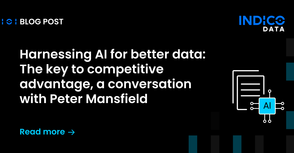 Insurance runs on decisions. Peter Mansfield shares how AI turns raw data into insights, making decisions faster and more accurate. Better data leads to smarter risk assessments, proactive strategies, and stronger trust. 
 indicodata.ai/blog/harnessin…
#UnstructuredUnlocked