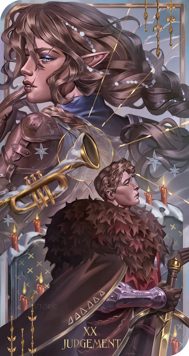 SitoriC's tweet image. Judgement (cullen/surana tarot)

#DragonAge