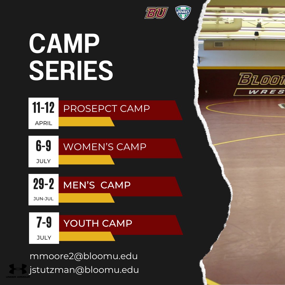Bloomsburg Wrestling (@bloomwrestle) on Twitter photo ๐บ๐๐๐ ๐๐ ๐๐๐
๐๐!
โฆoomsburgwrestlingcamps.totalcamps.com/shop/EVENT
<a href="/m1tchmoore/">mitch moore</a>
<a href="/BUWBIGDOGG/">John Stutzman</a>
<a href="/MMagditch/">morgan magditch โก</a>
<a href="/GoBUHuskies/">Bloomsburg Huskies</a> ๐บ๐๐๐ ๐๐ ๐๐๐
๐๐!
โฆoomsburgwrestlingcamps.totalcamps.com/shop/EVENT
<a href="/m1tchmoore/">mitch moore</a>
<a href="/BUWBIGDOGG/">John Stutzman</a>
<a href="/MMagditch/">morgan magditch โก</a>
<a href="/GoBUHuskies/">Bloomsburg Huskies</a>