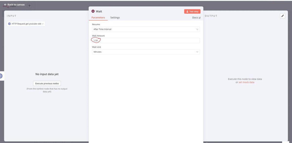 EzAI_automation's tweet image. Step 4️⃣: Add a wait module to give #APIFY time to scrape the videos. Default is ⏳

I set it to 1.5 minutes by default, but if you&apos;re scraping more channels/videos, increase the wait time to ensure #APIFY completes the process. 🚀