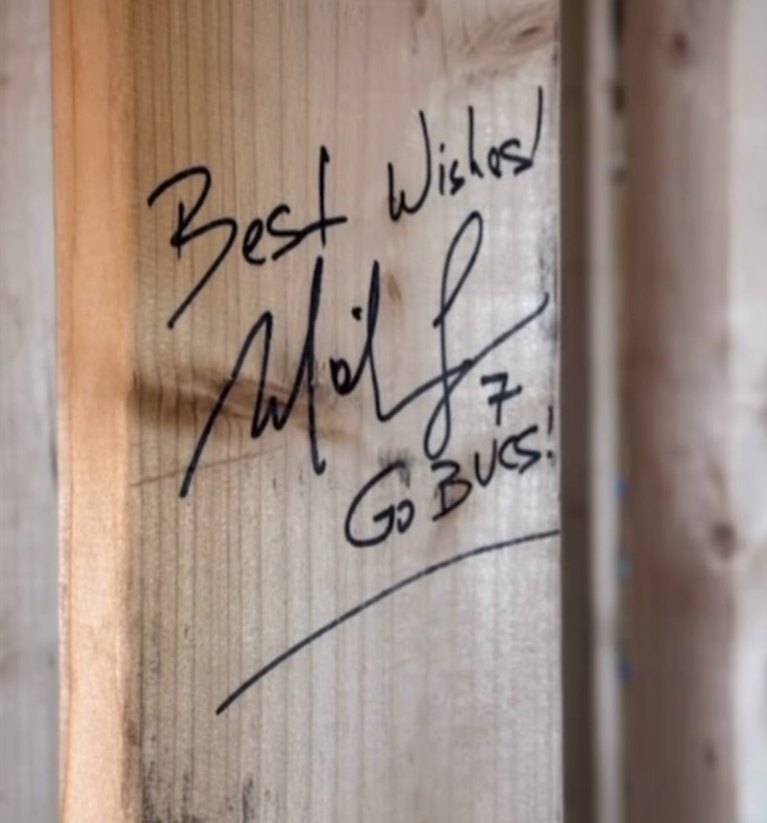 Mike Sutton (@msuttontke) on Twitter photo Just a normal day at <a href="/HabitatTBG/">Habitat for Humanity Tampa Bay Gulfside</a> when a SuperBowl Champ leaves a message for a future homeowner. Thanks <a href="/MGramatica7/">Martin Gramatica</a> ! Just a normal day at <a href="/HabitatTBG/">Habitat for Humanity Tampa Bay Gulfside</a> when a SuperBowl Champ leaves a message for a future homeowner. Thanks <a href="/MGramatica7/">Martin Gramatica</a> !