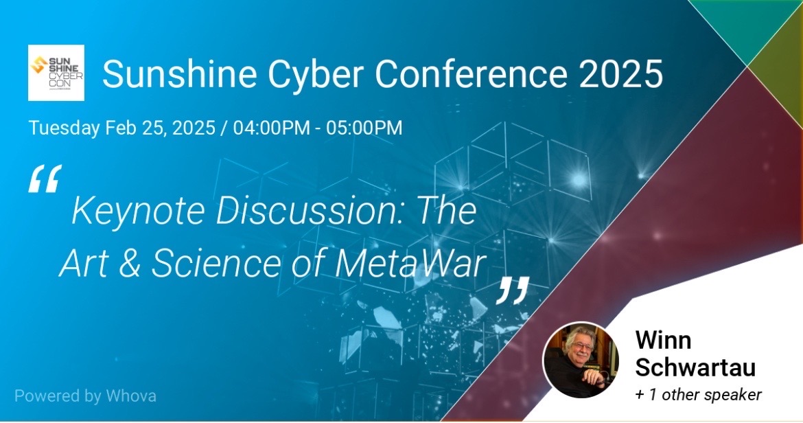 TheOKellyFactor's tweet photo. Join @winnschwartau  next week at the Sunshine Cyber Conference located at Amalie Arena in downtown Tampa!

🎟️ Register now: https://t.co/RrSCLx0jzF

#SunshineCyberCon2025
#metawar

#whereiswinn 

#author

#speaker

#Publicist

#TheOKellyFactor https://t.co/lRF1Xu1JNb