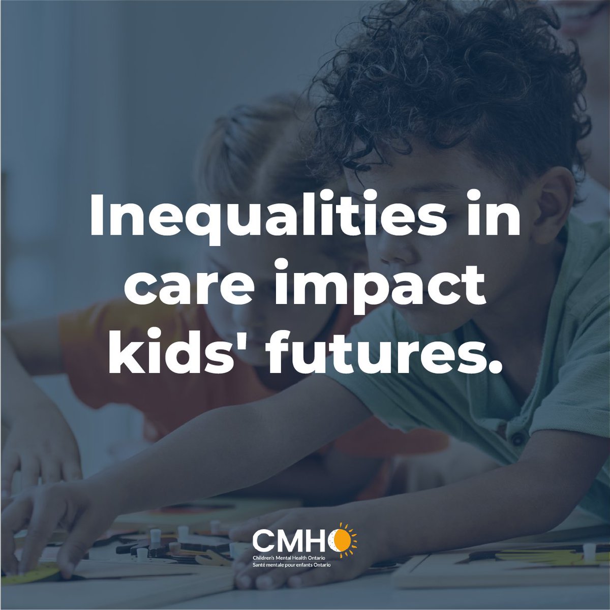 Children and youth from equity-deserving communities face additional barriers—like racism, discrimination, and cultural stigma—that prevent access to care. Let’s ensure every child gets the support they deserve. 

#ChildrensMentalHealth #KidsCantWait #OntarioElection #OnPoli