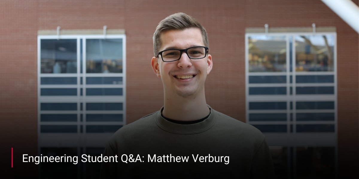 Meet Matthew Verburg, a fifth-year Computer Engineering student and Gryphon Racing team captain, who shared his hands-on experience working co-op terms at Electrovaya and Tesla.

Read more: uoguelph.ca/ceps/news/2025…