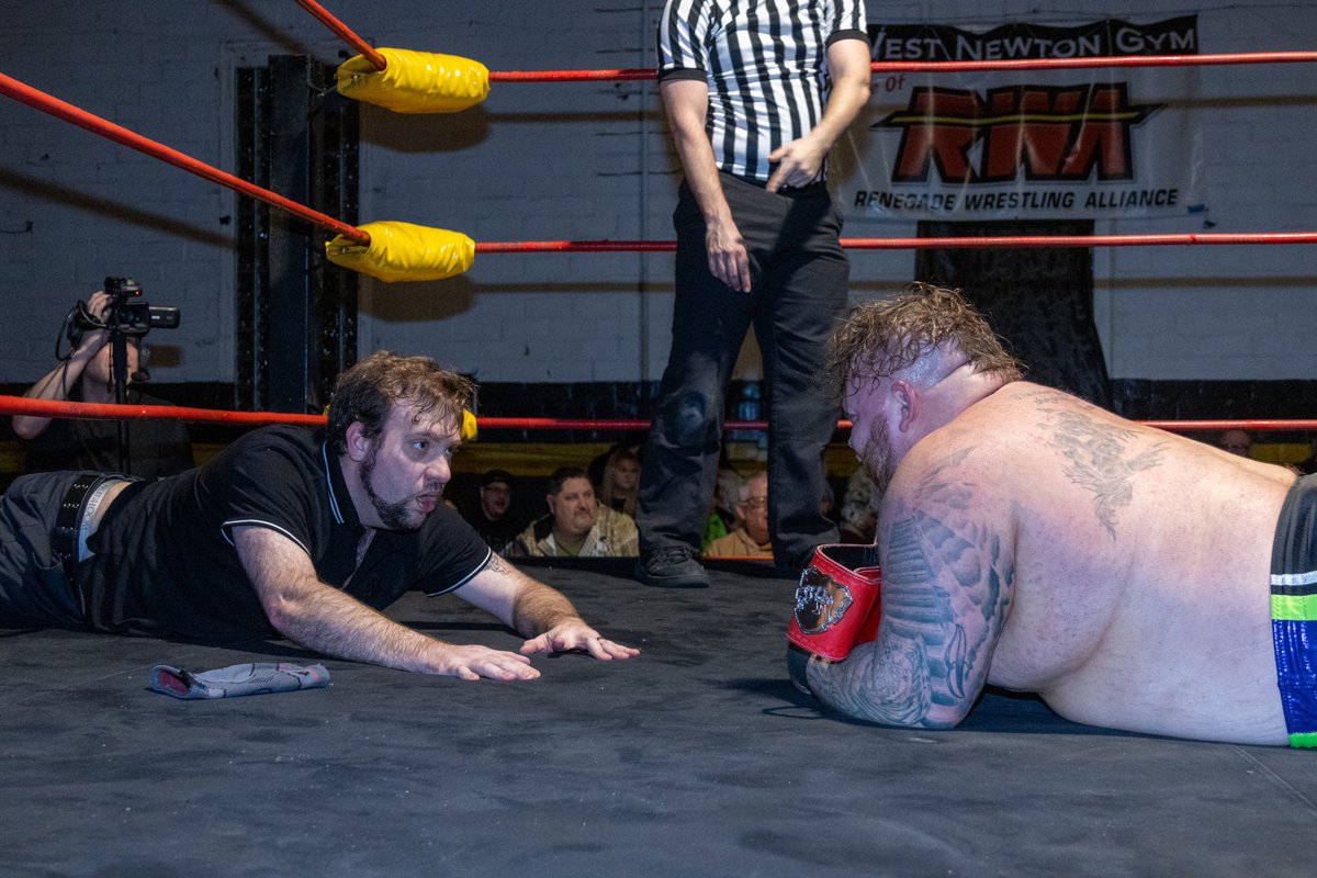 RWAProWrestling's tweet photo. Crash Jaxon defeats @ajalexander_tcs after controversy with @Tony_Kincaid_!! Now Crash gets 5 minutes against manager Kincaid at ‘March To Victory’!! https://t.co/ExKVXcBpDK