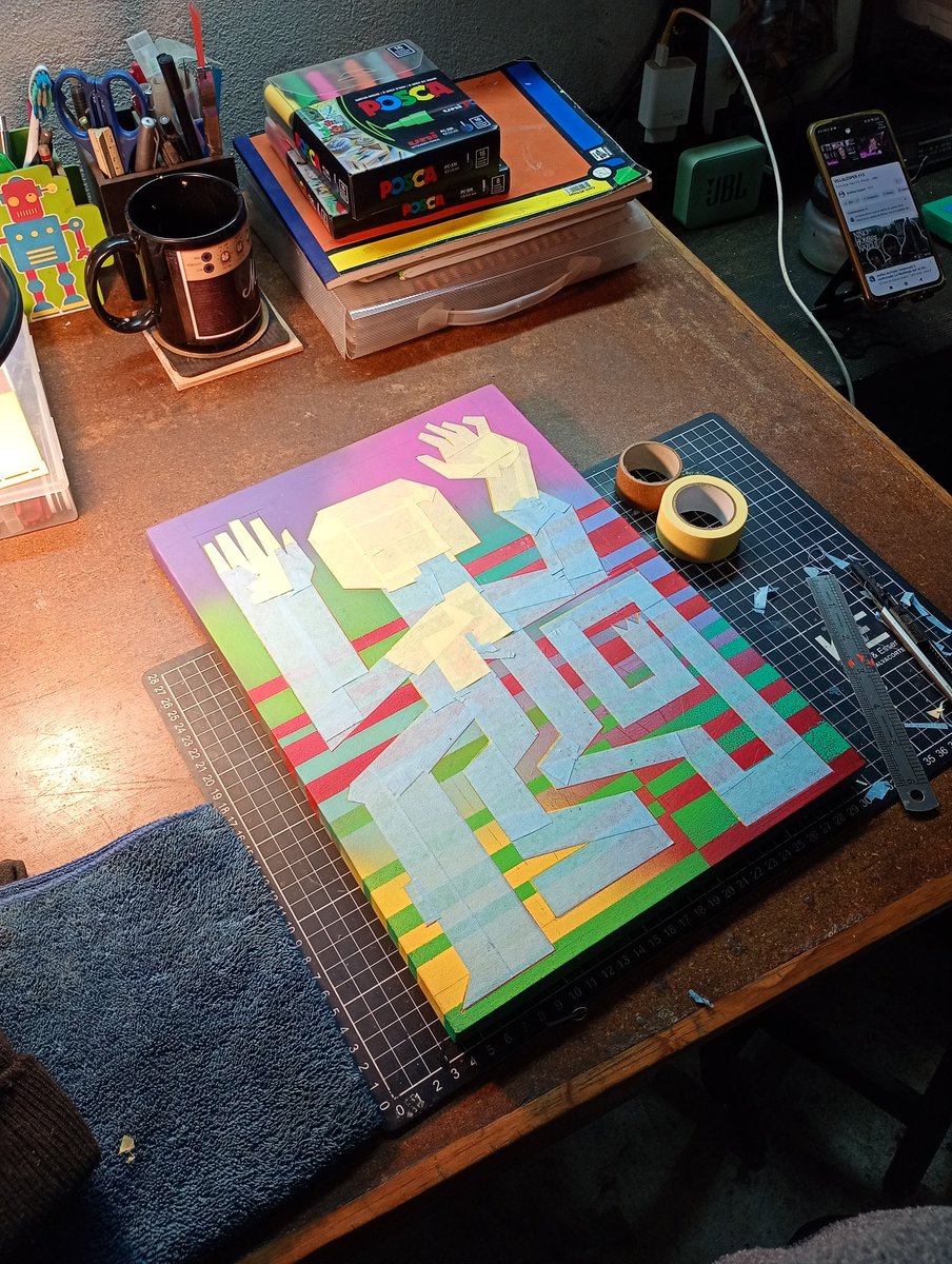 tomas_hache's tweet image. Esto de enmascarillar se me está volviendo obsesión.
#pintando #desdeeltaller #masking #gm