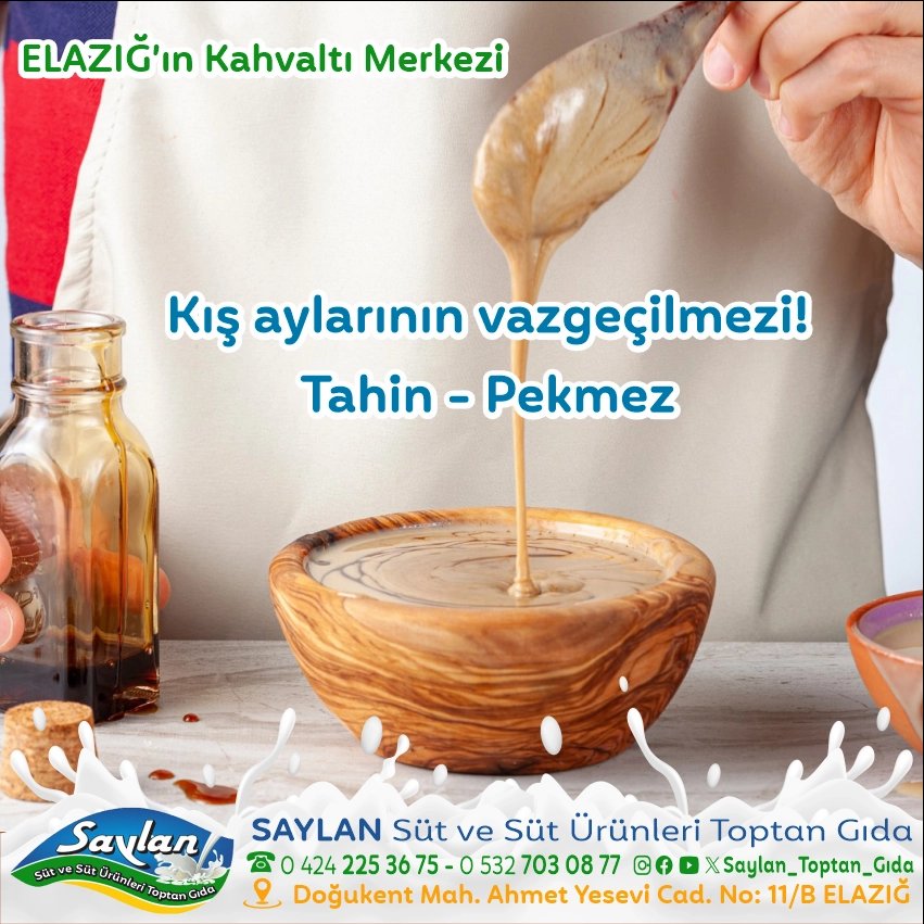 SAYLAN SÜT VE SÜT ÜRÜNLERİ TOPTAN GIDA

☎ 0 424 225 36 75 - 0 532 703 08 77
👉 Salıbaba Mah. Yaşar Doğu Cad. No:32 ELAZIĞ

#süt #peynir #cecilpeynir #dilpeyniri #salamurapeynir #örgüperde #kebir #akbulut #seyidoğlu #terayağ #kaymak #yoğurt #bal #karakovan #petekbal #süzmebal