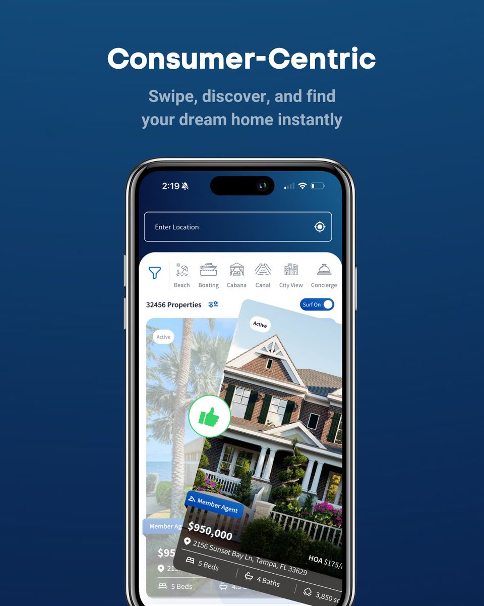 surflocalx's tweet image. Swipe. Search. Secure. Finding your dream home has never been easier!

#FindYourDreamHome #HouseHuntingMadeEasy #TechDrivenRealEstate #SurfLocal