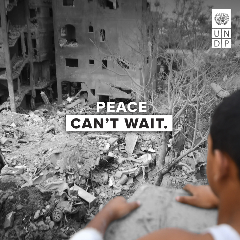 Violent conflicts are at their highest since the <a href="/UN/">United Nations</a> was founded.

Here are some ways we work with countries and communities to help people meet their basic needs, protect development gains and rebuild more quickly once peace is achieved. go.undp.org/35c