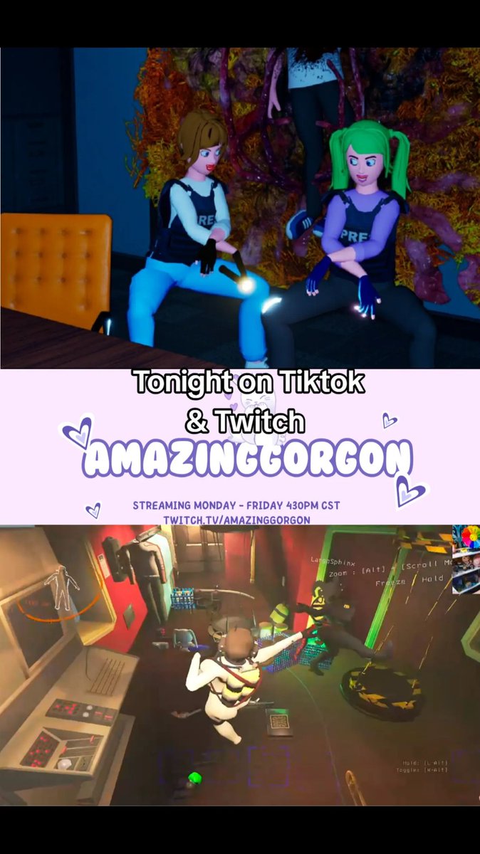 AmazingGorgon's tweet photo. Two best friends making Headliners then retiring to collect space junk in an extremely modded world 

#lethalcompany #theheadliners #livestream #livesoon https://t.co/8MAXgI4d05