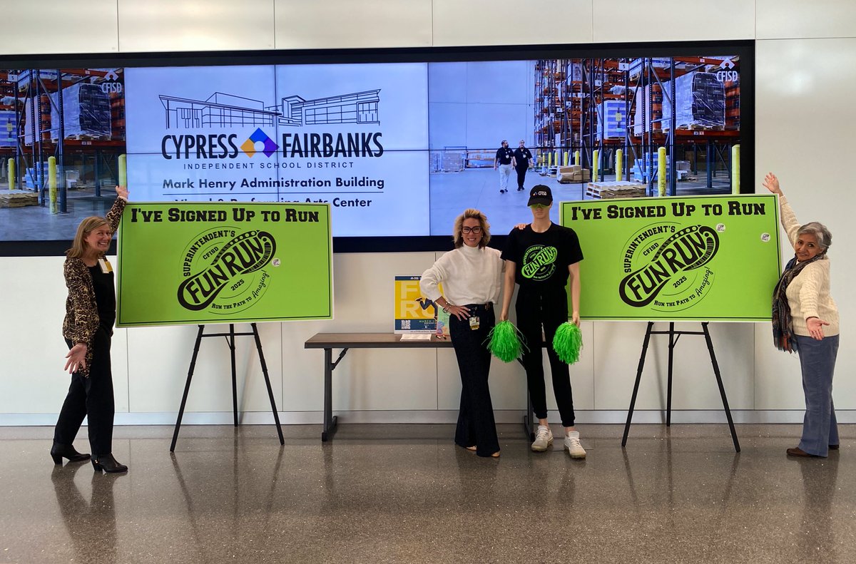 Join us on the Path to Amazing! Register today for the 2025 CFISD Superintendent’s Fun Run. CFISD.net/FunRun #cfisdspirit #cfisdfunrun <a href="/CyFairISD/">Cypress-Fairbanks ISD</a> <a href="/DawnTryon11/">Dawn Tryon</a> <a href="/PP52853/">P Zepeda</a> <a href="/natascha_strong/">Natascha Strong</a>