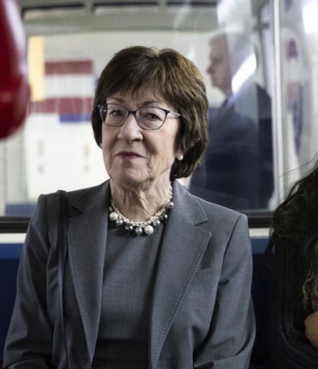 KathleenWinche3's tweet image. Senator Susan Collins just voted NO on Kash Patel. 🤬