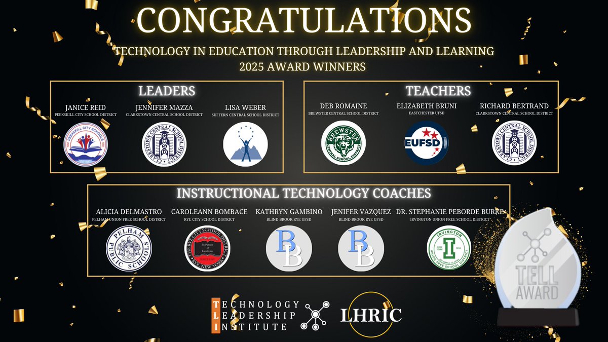 LH_RIC's tweet photo. Join us in celebrating our 2025 TELL Award winners! https://t.co/SP4P8AUVoH https://t.co/JZuMuqpIyP