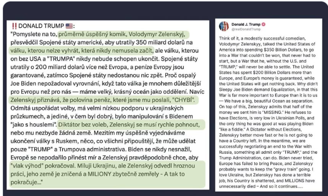 Půjčil jsem si od pana Tománka překlad, ale jinak není k tomu, co dodat, snad jen, že libtardi brečí a některým vzteky praskají žilky a chciválkové z Dárku pro Putina se bojí o svoji hračku.