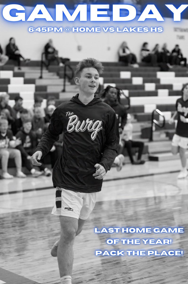 🚨 GAMEDAY 🚨

🆚 Lakes Eagles
⏰ 6:45pm
📍Johnsburg High School

Final home game of the year. See you there!
