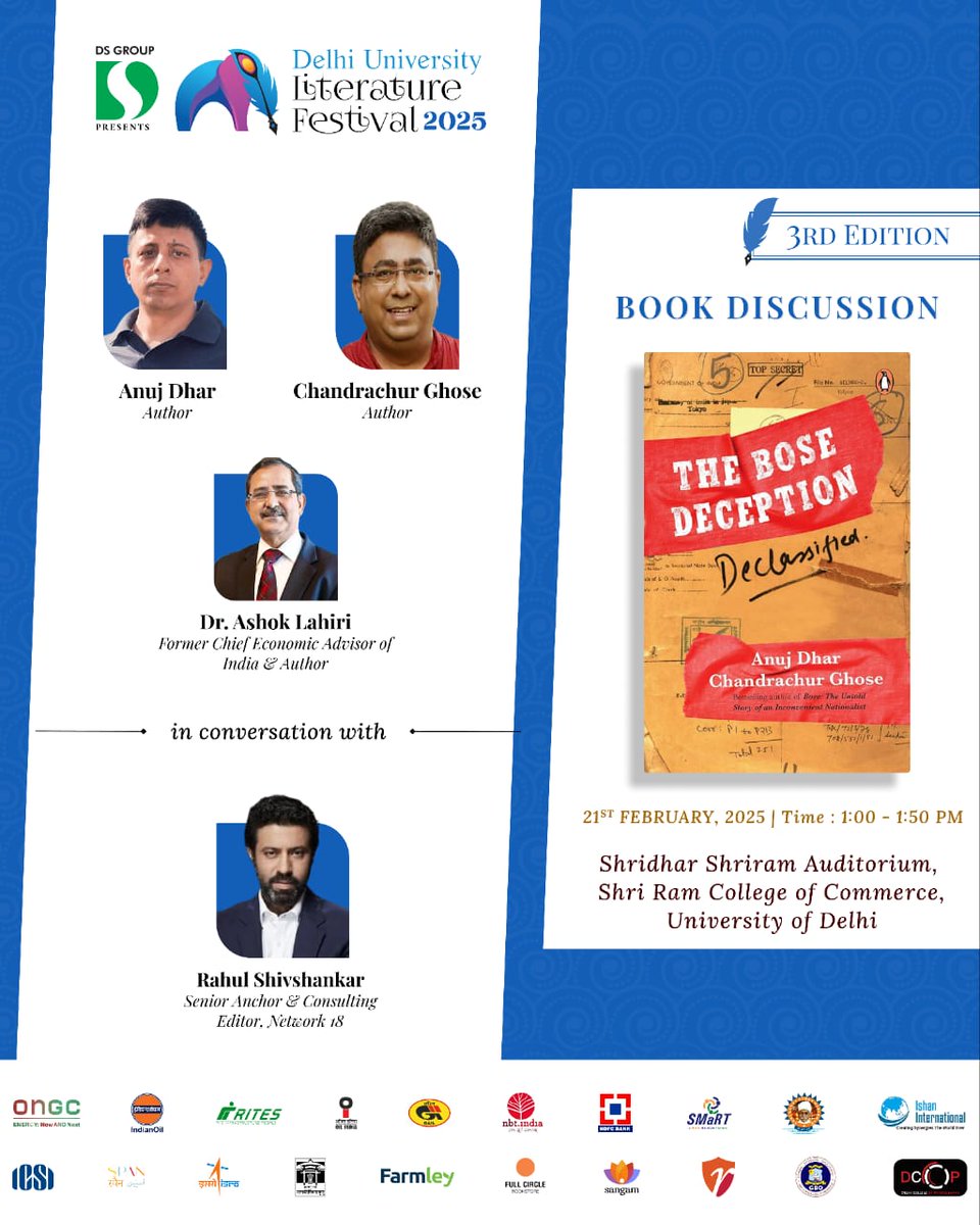 Delhi University Literature Festival tweet media
