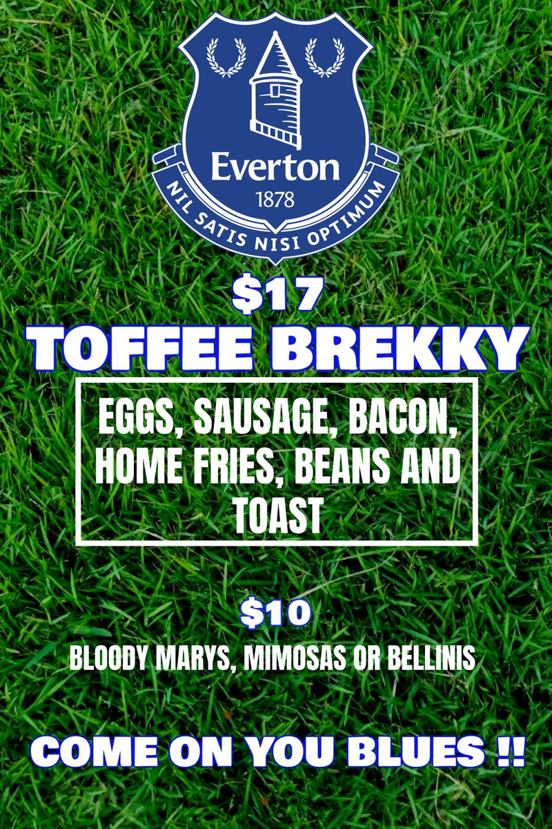 turnmillnyc's tweet image. Everton v ManU - Sat 22 Feb - Kickoff 7.30am 🥱💙
Live w/Sound! #COYB ! ⚽️ @Everton @EvertoninUSA @EvertonUSA @NAToffees @nyc_evertonians @EFC_FansForum #toffeebrekkyready 😎