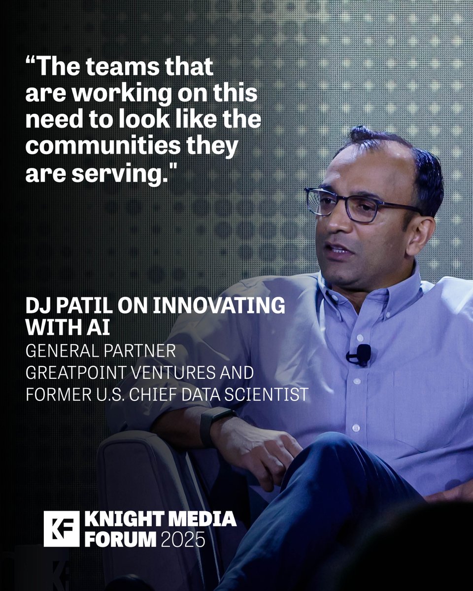 Knight Foundation (@knightfdn) on Twitter photo How can we harness artificial intelligence to transform America’s cities for the better? <a href="/GoldsmithOnGov/">Stephen Goldsmith</a> led a conversation with <a href="/dpatil/">dj patil</a> & <a href="/MattMahanSJ/">Mayor Matt Mahan</a> on how AI can break barriers & enhance government services. How can we harness artificial intelligence to transform America’s cities for the better? <a href="/GoldsmithOnGov/">Stephen Goldsmith</a> led a conversation with <a href="/dpatil/">dj patil</a> & <a href="/MattMahanSJ/">Mayor Matt Mahan</a> on how AI can break barriers & enhance government services.
