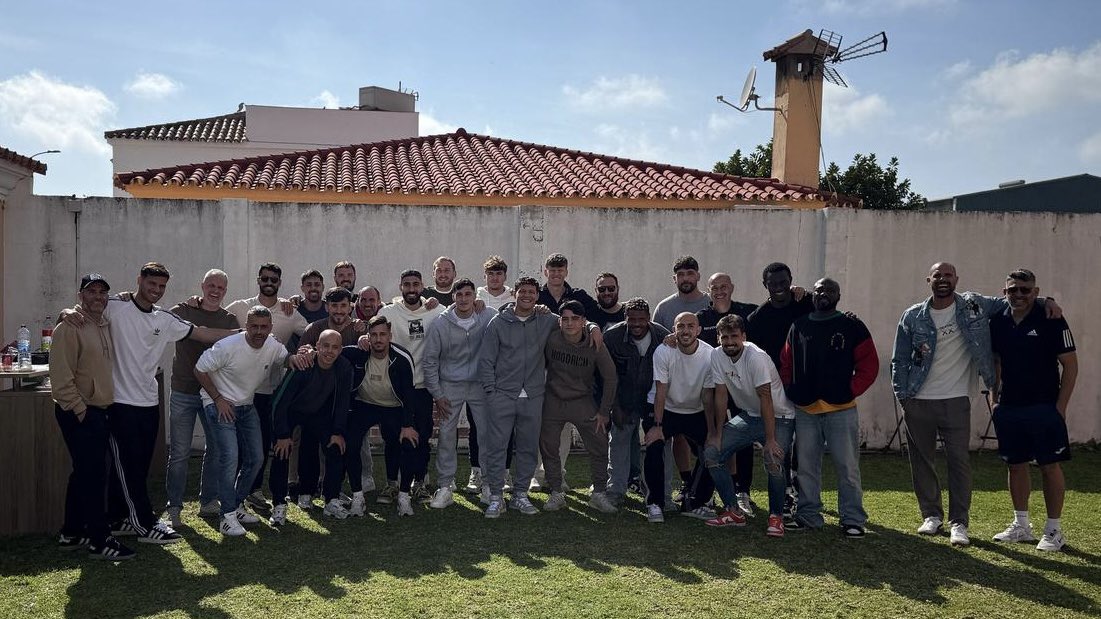 The first-team got together for a team bonding this afternoon as we prepare for a busy few months as we battle to retain the League &amp; Rock Cup 🏆

Back to work tomorrow as we focus on Lions Gibraltar this Saturday 💪

#LRI 👹