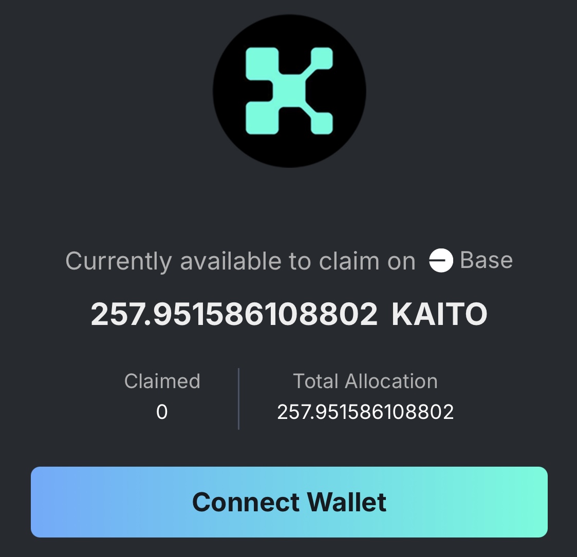 Just got $300 worth of $KAITO 🔥 
I am no big writer and it feels super generous.

May we all keep winning. 🙌

Thank you <a href="/KaitoAI/">Kaito AI 🌊</a> and <a href="/Lamboland_/">Lamboland</a> for all the motivation 🫡