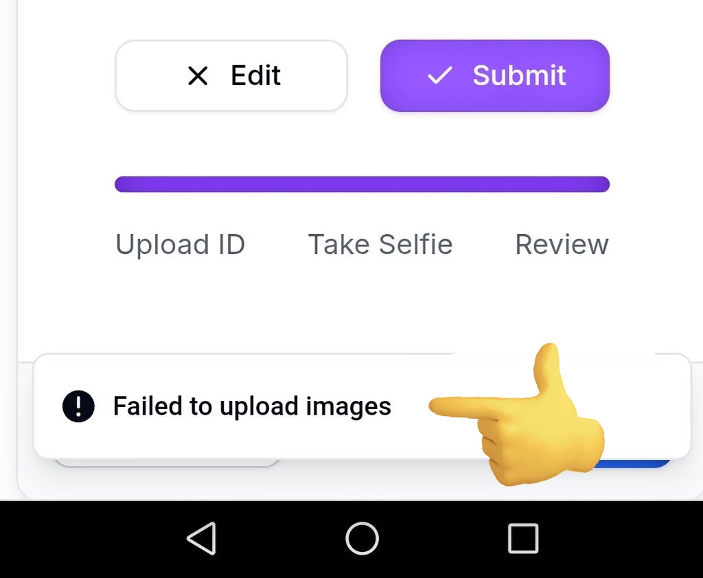 gevanuel05's tweet photo. @BigDott_Sidra 2- No.
Every time I try to upload my documents, it fails. https://t.co/fIcIeG2peE