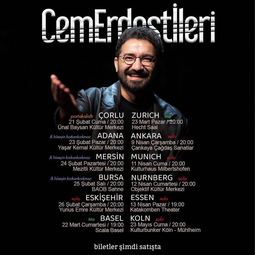 Yine düşüyoruz yollara…  Yakınsanız gelin.