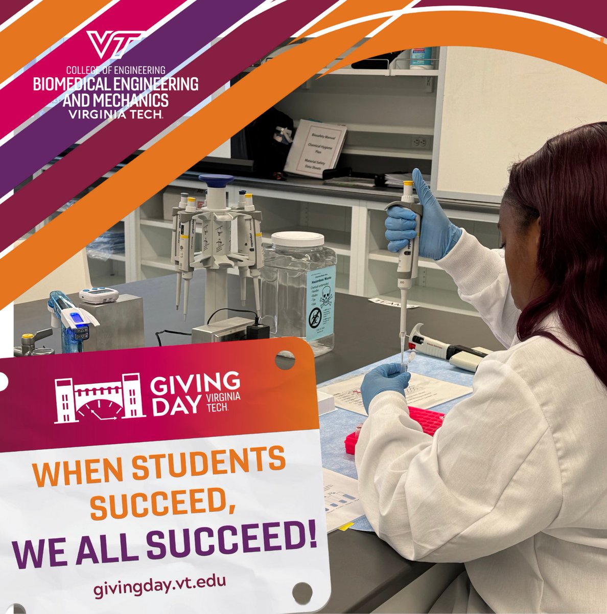 Time is almost up! There are just a few minutes left to be a part of the action for #VTGivingDay. Help us cross the finish line strong! 
Give here: givingday.vt.edu/giving-day/940…

#VirginiaTech #Hokies #VTBEAM
