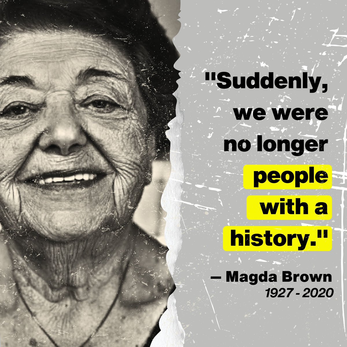 The Holocaust teaches us the cost of forgetting. By remembering, we restore dignity and honor to those who came before us. #HolocaustMuseumLA