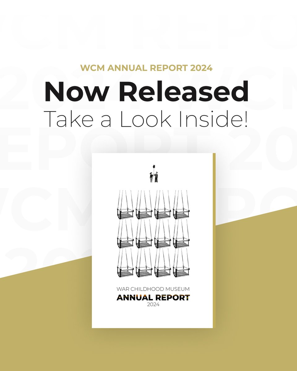 WCMsarajevo's tweet image. 🎉 Our 2024 Annual Report is out!
Take a look at our key achievements in education, exhibitions, and research, plus insights into our future plans. 🎈
🔗Read the full report:
warchildhood.org/annual-report-…
@WCM_Ukraine